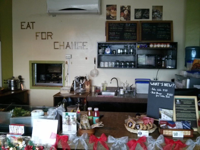 The Enchanted Farm Cafe invites you to "Eat for Change".